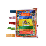 Buddha Stones Tibetan Colorful Windhorse Protection Outdoor Prayer Flag Decoration Decorations buddhastoneshop 4
