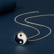 Yin Yang Koi Fish Dragon Titanium Steel Harmony Necklace Pendant (Extra 40% Off | USE CODE: FS40)