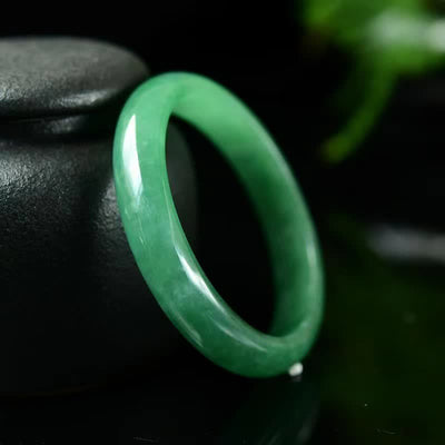 Buddha Stones Jade Healing Abundance Protection Bracelet Bangle Bracelet & Bangle BS 61mm
