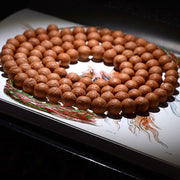 Buddha Stones 108 Mala Beads Nepal Bodhi Seed Luck Wealth Tassel Bracelet Mala Bracelet BS 4