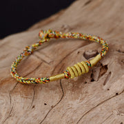 Buddha Stones Handmade Colorful King Kong Knot Protection Braid String Bracelet Bracelet BS 1