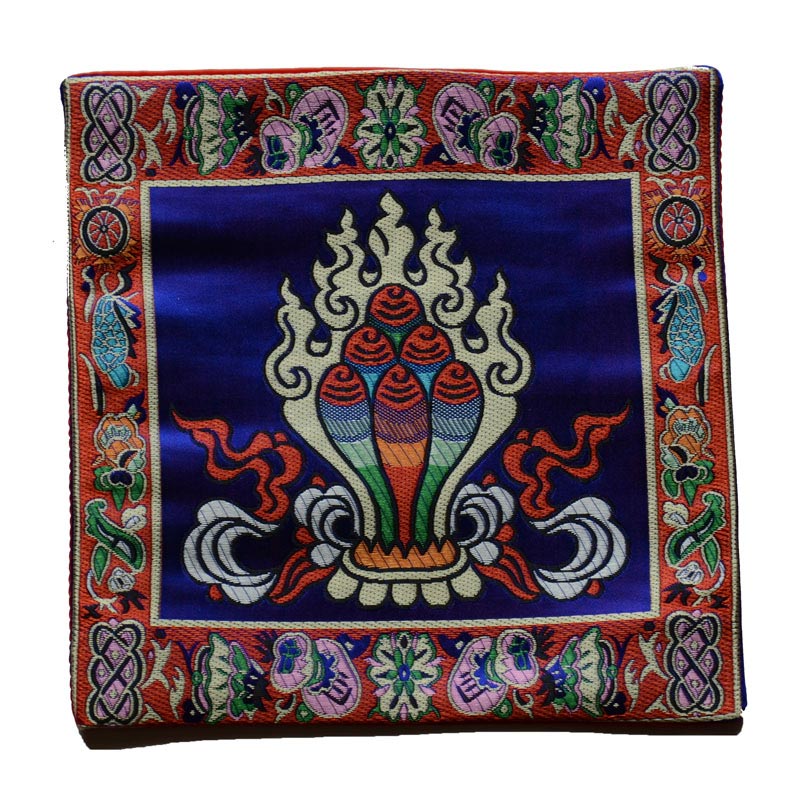 Buddha Stones Prayer Altar Mat Healing Meditation Vajra Auspicious Sym ...