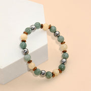 Buddha Stones Tibetan Turquoise Silver Balance Bracelet