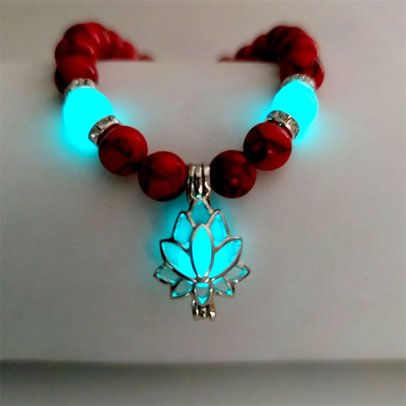 FREE Today: Positive Thinking Tibetan Turquoise Glowstone Luminous Bead Lotus Protection Bracelet FREE FREE Red Turquoise Blue-Green Light