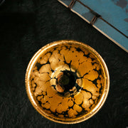 Buddha Stones 24K Gold Spot Pattern Chinese Jianzhan Ceramic Teacup Kung Fu Tea Cup Bowl With Gift Box
