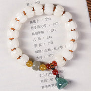 Buddha Stones Natural Bodhi Seed Red Agate Bodhi Calm Harmony Engraved Pumpkin Bead Lotus Bracelet Bracelet BS 13
