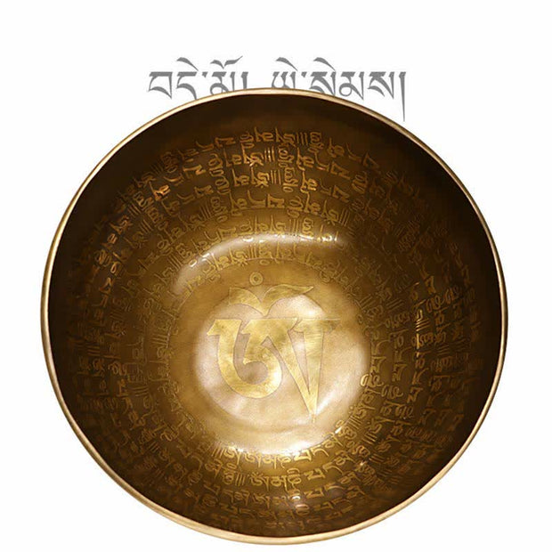 Buddha Stones Sutra Singing Bowl Handcrafted for Healing and Meditation Positive Energy Sound Bowl Set Singing Bowl buddhastoneshop 7