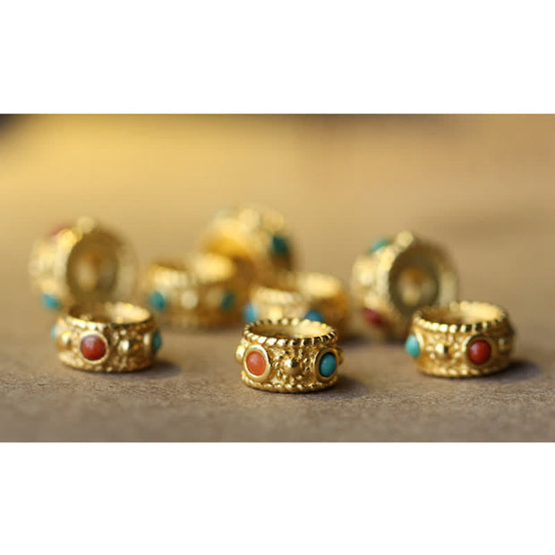 Buddha Stones Vietnam Qinan Agarwood Turquoise Balance Strength Bracelet Bracelet BS 18