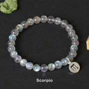 12 Constellations of the Zodiac Moonstone Charming Bracelet Bracelet BS Scorpio
