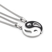 2pcs Yin Yang Pendant Couple Necklace Necklace BS 1