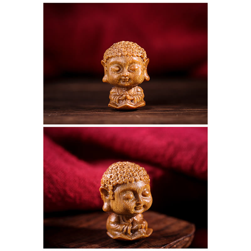 Buddha Stones Chinese Zodiac Natal Buddha Green Sandalwood Lotus