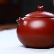 Buddha Stones Vintage Xishi Teapot Purple Clay Kung Fu Teapot 240ml