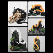 Buddha Stones Feng Shui Dragon Luminous 3D Printed Dragon Luck Success Home Decoration Decorations BS 8