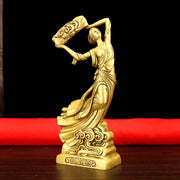 Buddha Stones Bodhisattva Nuwa Mends The Sky Protection Copper Statue Decoration Decorations BS 4