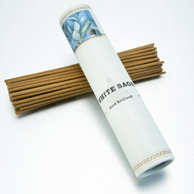 Buddha Stones White Sage Incense Purify Healing Meditation California Sage Incense Sticks Incense BS 4