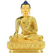 Buddha Stones Buddha Shakyamuni Figurine Enlightenment Copper Statue Home Offering Decoration Decorations BS 8