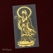 Buddha Stones 12 Chinese Zodiac Blessing Wealth Fortune Phone Sticker Phone Sticker BS Avalokitesvara Small