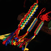 Buddha Stones Tibetan Blessing Lucky Vajra Knot Decoration Decorations BS 11
