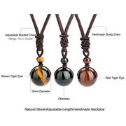 FREE Today: Attracting Lucky Tiger's Eye Blessing Necklace FREE FREE Obsidian