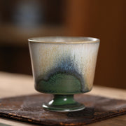 Buddha Stones Vintage Furnace Transmutation Kiln Porcelain Teacup Kung Fu Tea Cup