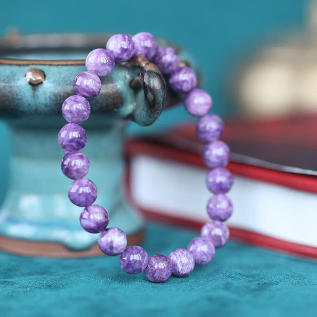 Buddha Stones Amethyst Crystal Positive Transformation Bracelet ...