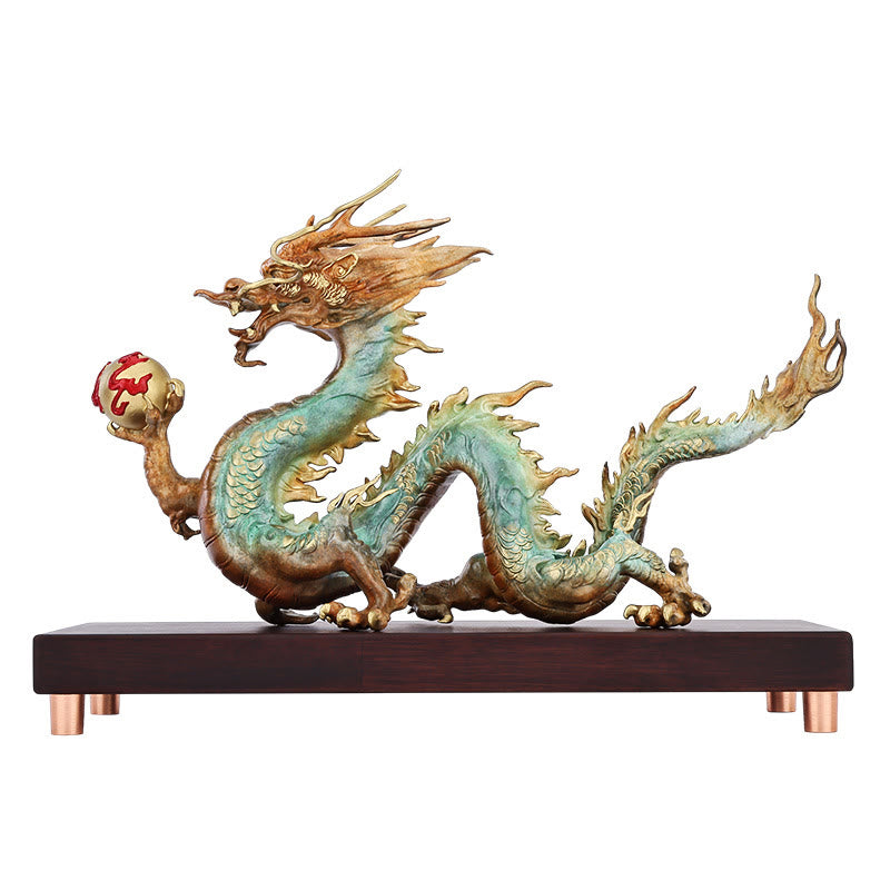 Buddha Stones Year Of The Dragon Auspicious Dragon Brass