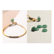 Buddha Stones Tibetan Handmade Green Aventurine Luck Protection Braided Rope Bracelet Bracelet BS 7