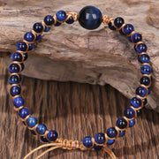 Buddha Stones Divine Blue Tiger Eye Stone Protection Bracelet Bracelet BS 6