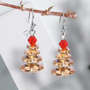 Buddha Stones Various Crystals Christmas Tree Amethyst Peace Healing Drop Earrings Earrings BS 16