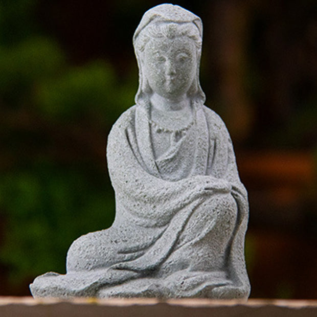 Buddha Stones Avalokitesvara Statue Blessing Home Decoration Decorations BS 16