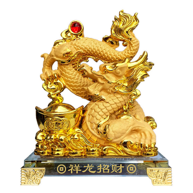 Buddha Stones Year of the Dragon Attract Wealth Protection Success Home Decoration Decorations BS 2