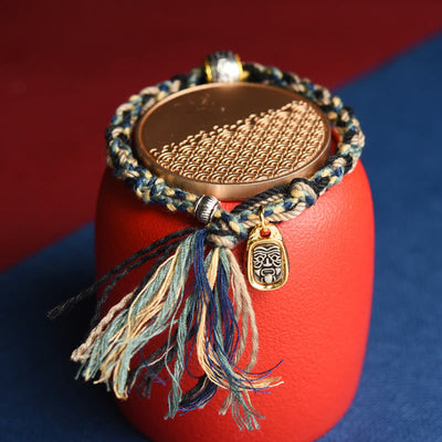Buddha Stones Zakiram Goddess of Wealth Om Mani Padme Hum Peace Handmade Bracelet