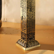 Buddha Stones Heart Sutra Alloy Incense Holder Healing Home Decoration Incense Burner