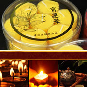 Buddha Stones Meditation Prayer Altar Lotus Flower Candle Holder Buddhist Temple Rituals Use Items Prayer Altar BS 23