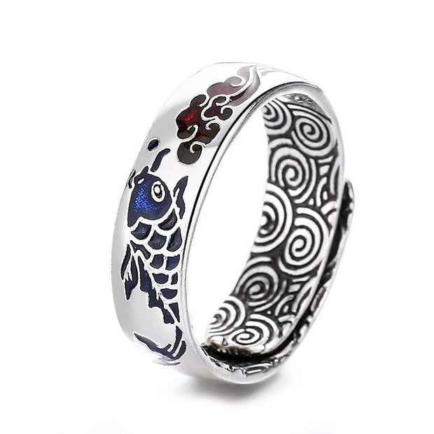 FREE Today: Bring Good Fortune Koi Fish Auspicious Cloud Luck Wealth Ring FREE FREE 4