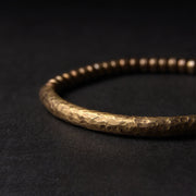 Buddha Stones Simple Design Copper Brass Bead Luck Wealth Bracelet Bracelet BS 2