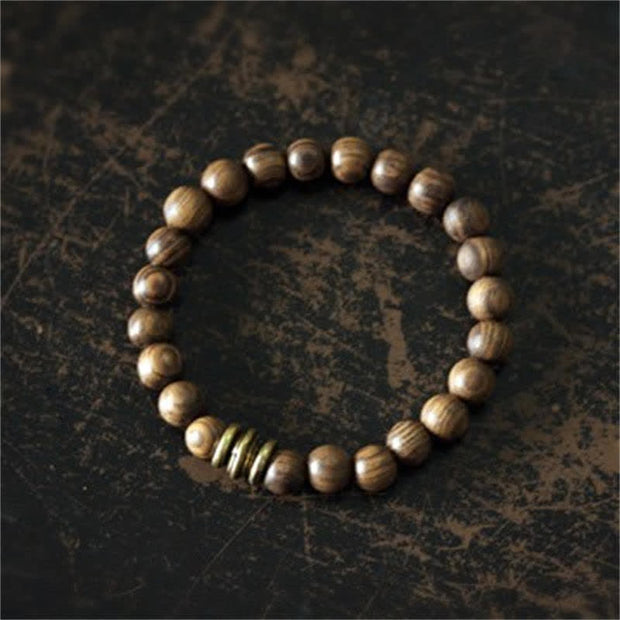 Buddha Stones Tibetan Sandalwood Protection Bracelet Bracelet BS 2