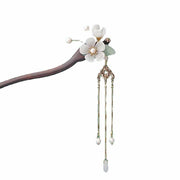 Buddha Stones Ebony Flower Protection Blessing Hairpin Decorations Hairpin BS 7