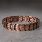Vintage Magnetic Solid Copper Cuff Bracelet Bangle