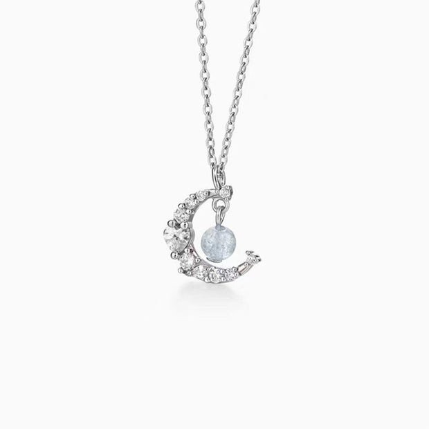 Buddha Stones Strawberry Quartz Blue Crystal Love Healing Necklace Necklaces & Pendants BS 11
