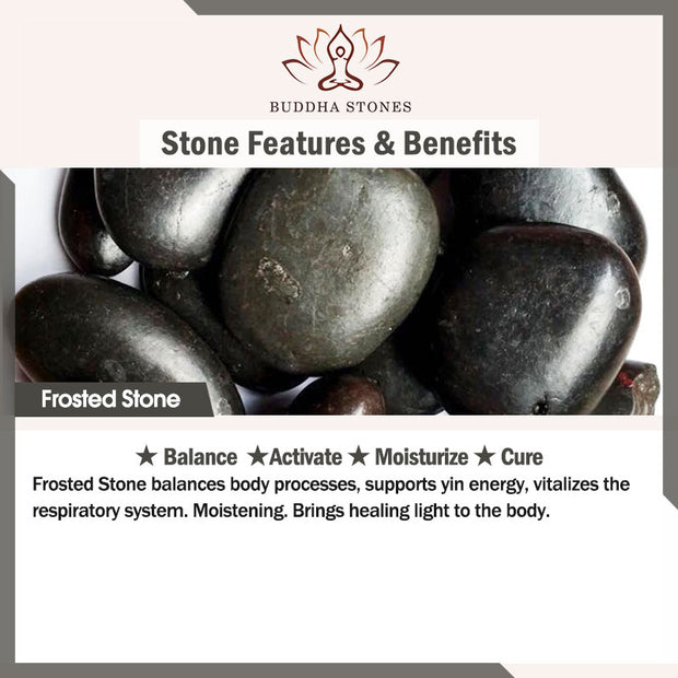 Buddha Stones 3Pcs Frosted Stone Lava Rock Tiger Eye Activate Bracelet Bracelet BS 6