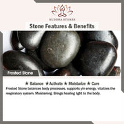 Buddha Stones Amethyst Mix Frosted Stone Healing Bracelet Bracelet BS 17