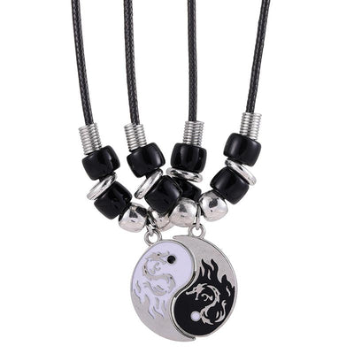 2pcs Yin Yang Dragon Pendant Couple Necklace Necklaces & Pendants BS main