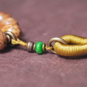 Buddha Stones 108 Mala Beads Bodhi Seed Wisdom Peace Tassel Bracelet Mala Bracelet BS 8