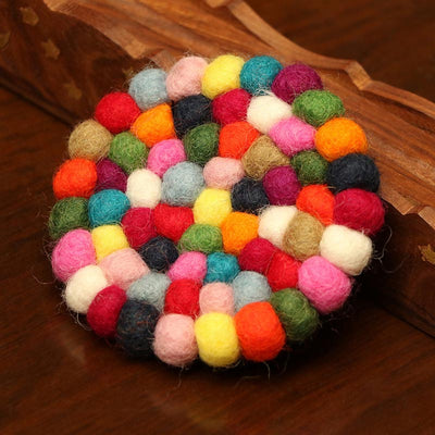 Buddha Stones Tibetan Singing Bowl Handcraft Felted Wool Cushion Decoration (Extra 30% Off | USE CODE: FS30)