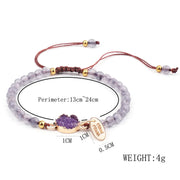Buddha Stones Natural Crystal Charm Lucky Healing Bracelet Bracelet BS 4