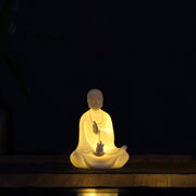 Buddha Avalokitesvara Ksitigarbha Bodhisattva Blessing Ceramic LED Decoration Decorations BS Ksitigarbha Bodhisattva