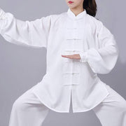 Buddha Stones Meditation Zen Prayer Spiritual Tai Chi Qigong Practice Unisex Embroidery Clothing Set Clothes BS main