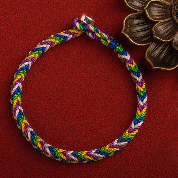 "May everything go your way" Lucky Multicolored Bracelet