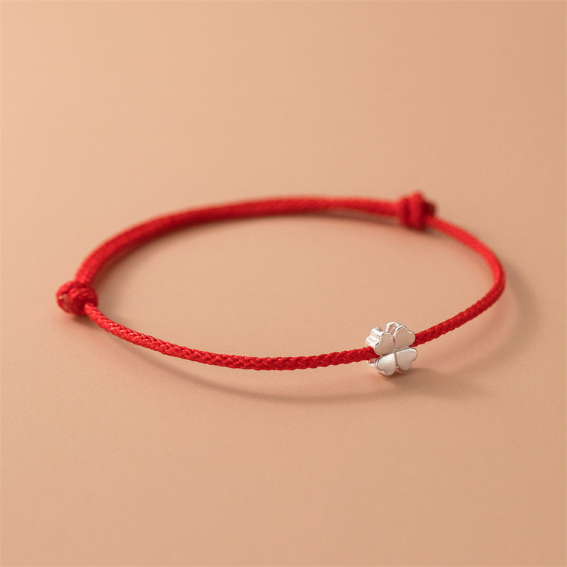 ●tow tow archive● Clover symbol bracelet vintage red TBH12 TOWTOW ARCHIVE Clover Symbol Bracelet